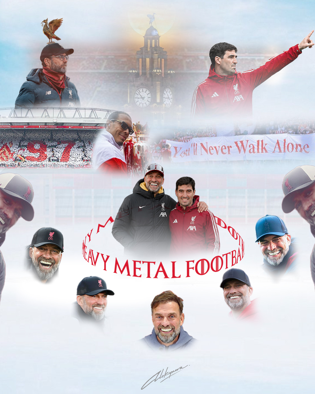 Heavy Metal Football Cinematic Tribute Artwork
