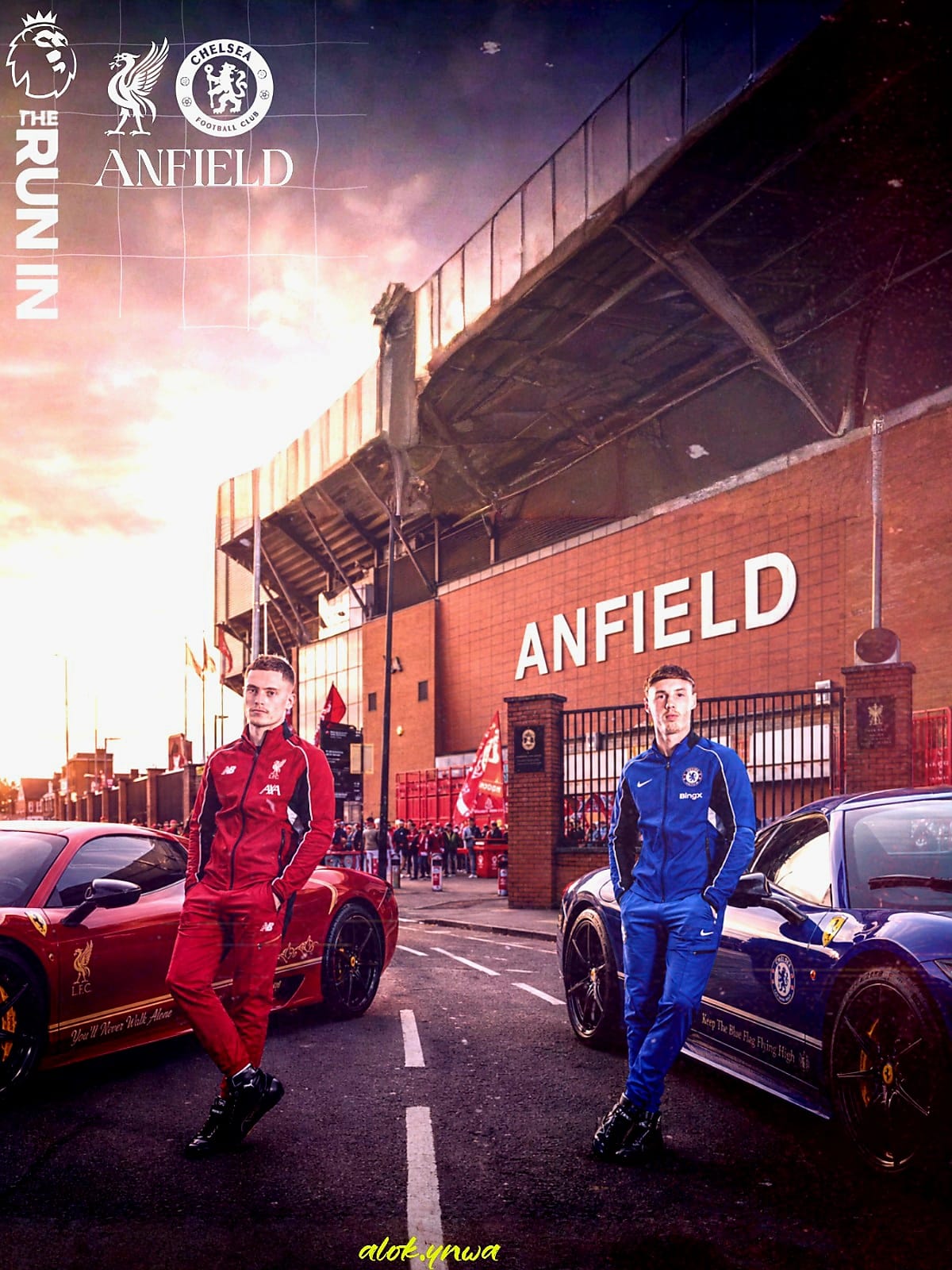 Liverpool VS Chelsea Matchday Cinematic Campaign Graphic